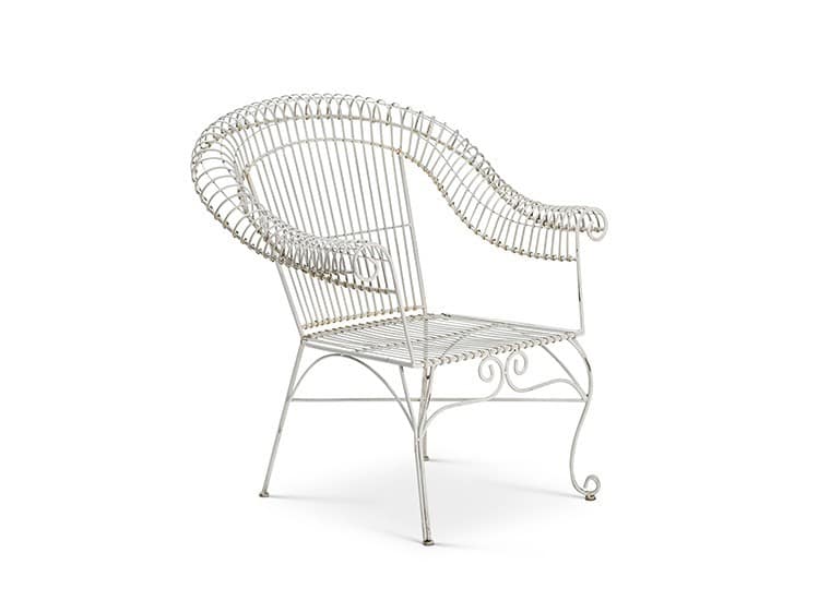Vintage White Metal Chair | Rental Vintage White Metal Chair | Rental