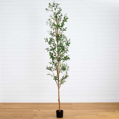 9′ Artificial Olive Tree with Natural Trunk | Rental 9′ Artificial Olive Tree with Natural Trunk | Rental