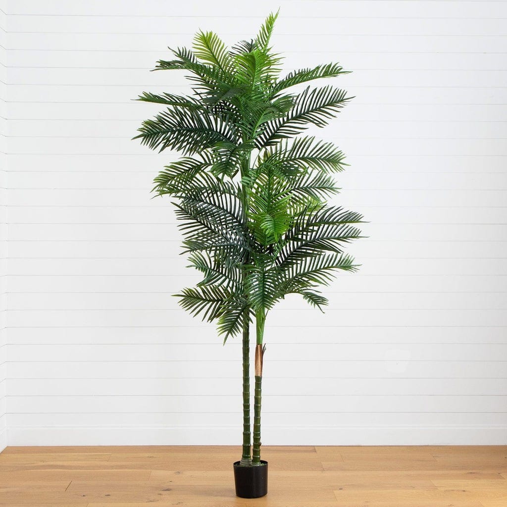 9’ UV Resistant Artificial Double Robellini Palm Tree (Indoor/Outdoor) | Rental 9’ UV Resistant Artificial Double Robellini Palm Tree (Indoor/Outdoor) | Rental