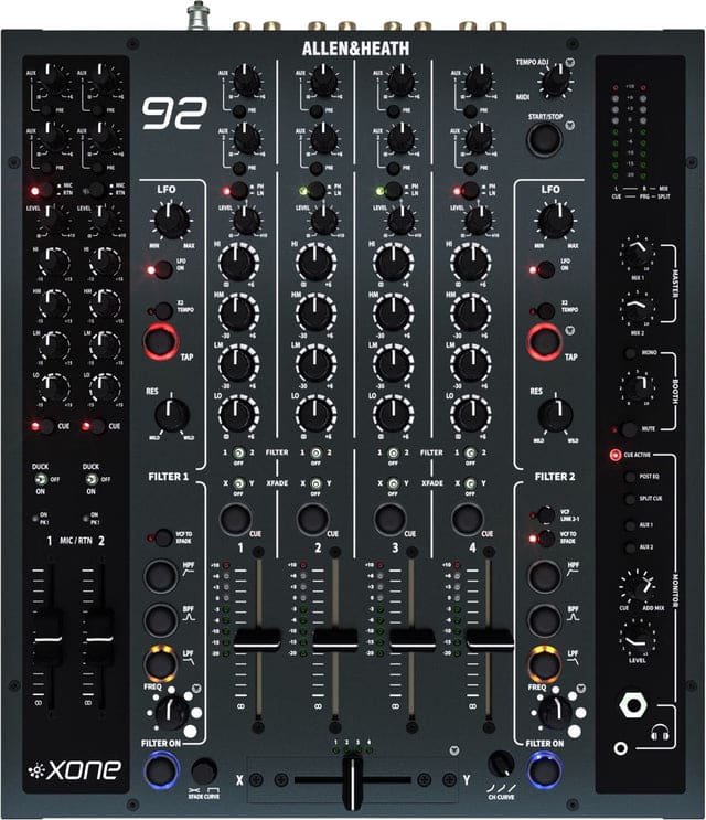 Allen & Heath XONE 92 MK2 Analog 4-Channel Club DJ Mixer | Rental