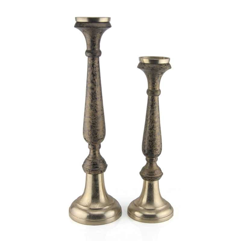 Brushed Brown Gold Pillar Stand | Rental