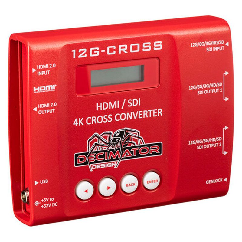 Decimator Design 12G 4K Cross Converter | Rental