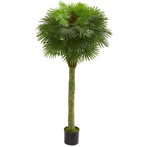 Fan Palm Artificial Tree UV Resistant (Indoor/Outdoor) | Rental