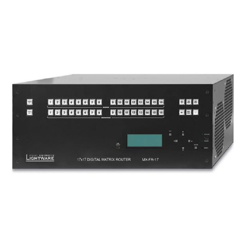 Lightware MX-FR17 16×16 DVI Router | Rental Lightware MX-FR17 16×16 DVI Router | Rental