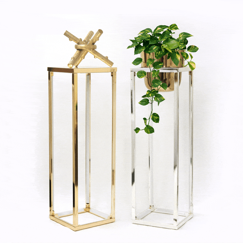 Luminous Light Metal Stand | Rental