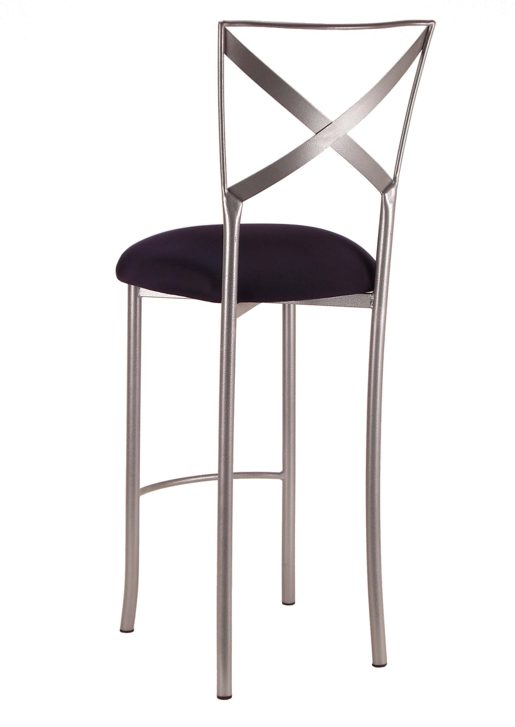 Simply X Barstool with Black Stretch Knit Cushion – Chameleon Chair Collection | Rental Simply X Barstool with Black Stretch Knit Cushion – Chameleon Chair Collection | Rental