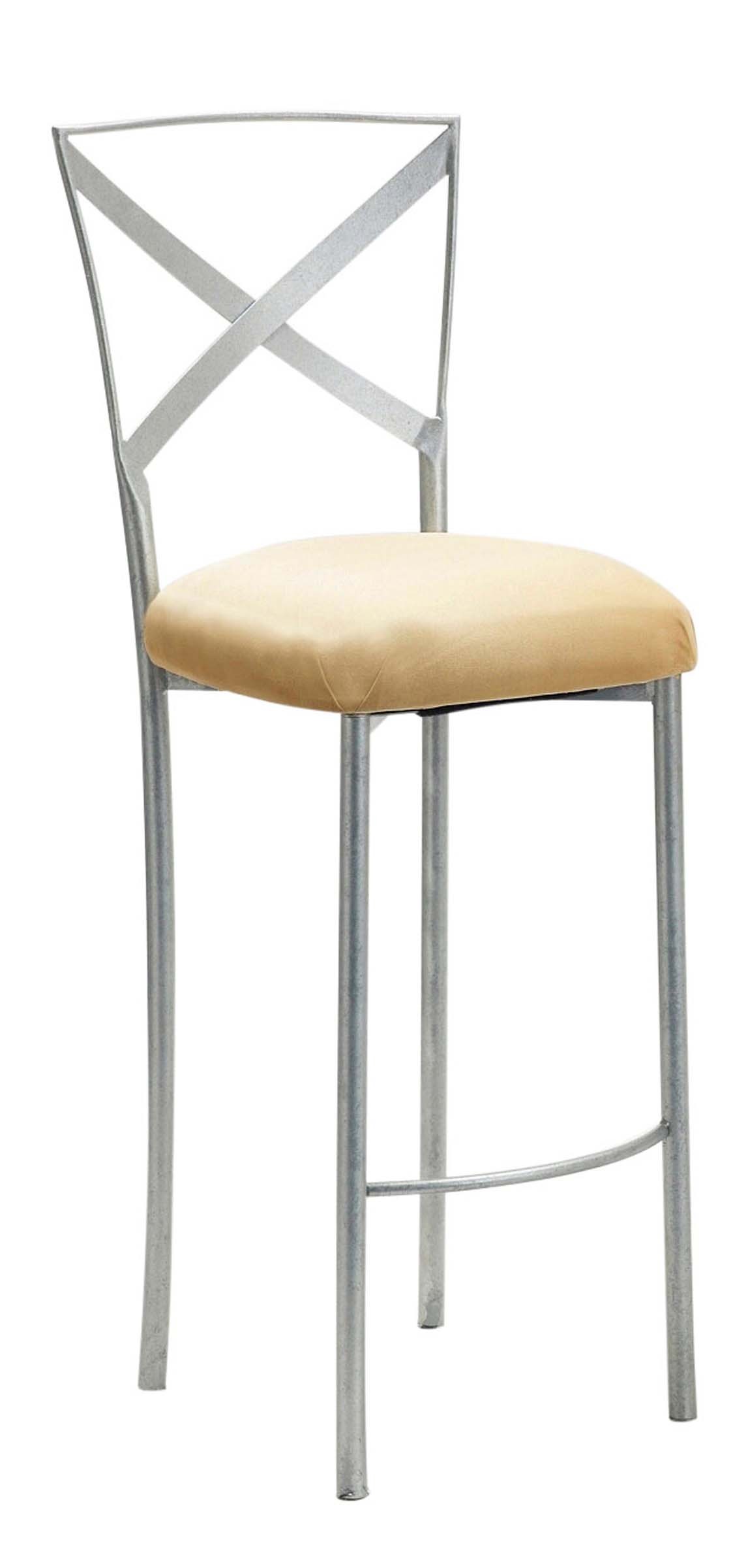 Simply X Barstool with Buttercup Suede Cushion – Chameleon Chair Collection | Rental Simply X Barstool with Buttercup Suede Cushion – Chameleon Chair Collection | Rental