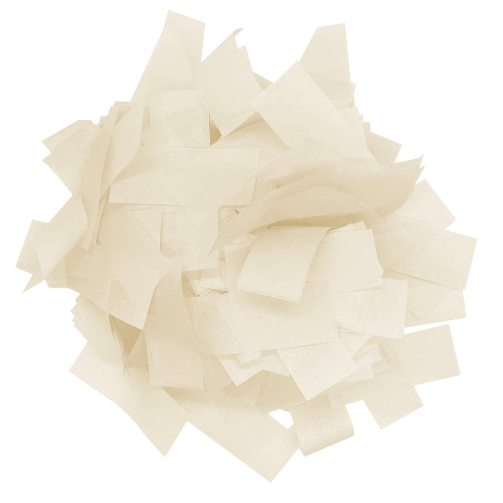 Vintage White/ Ivory Tissue Paper Confetti (1lb) | Rental Vintage White/ Ivory Tissue Paper Confetti (1lb) | Rental