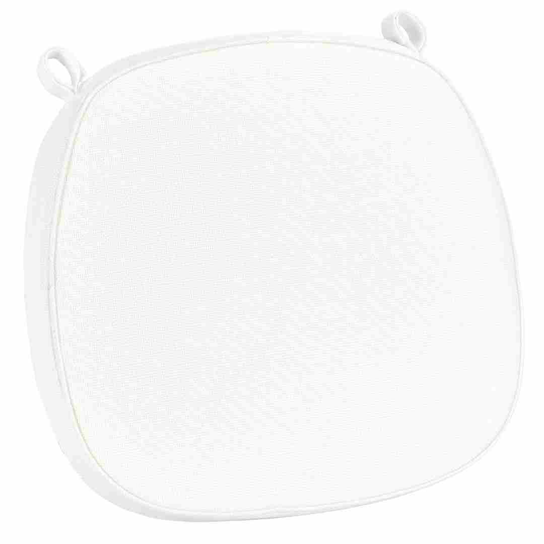 White 2.0″ Thick Willow Wood Velcro Strap Cushion | Rental
