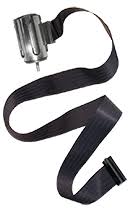 Part – Chrome Finish Retractable Cassette w/Black Belt | Rental