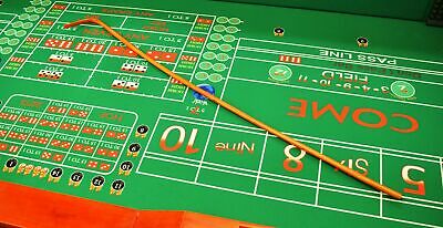 Part – 36″ Wooden Rattan Craps Dice Stick | Rental