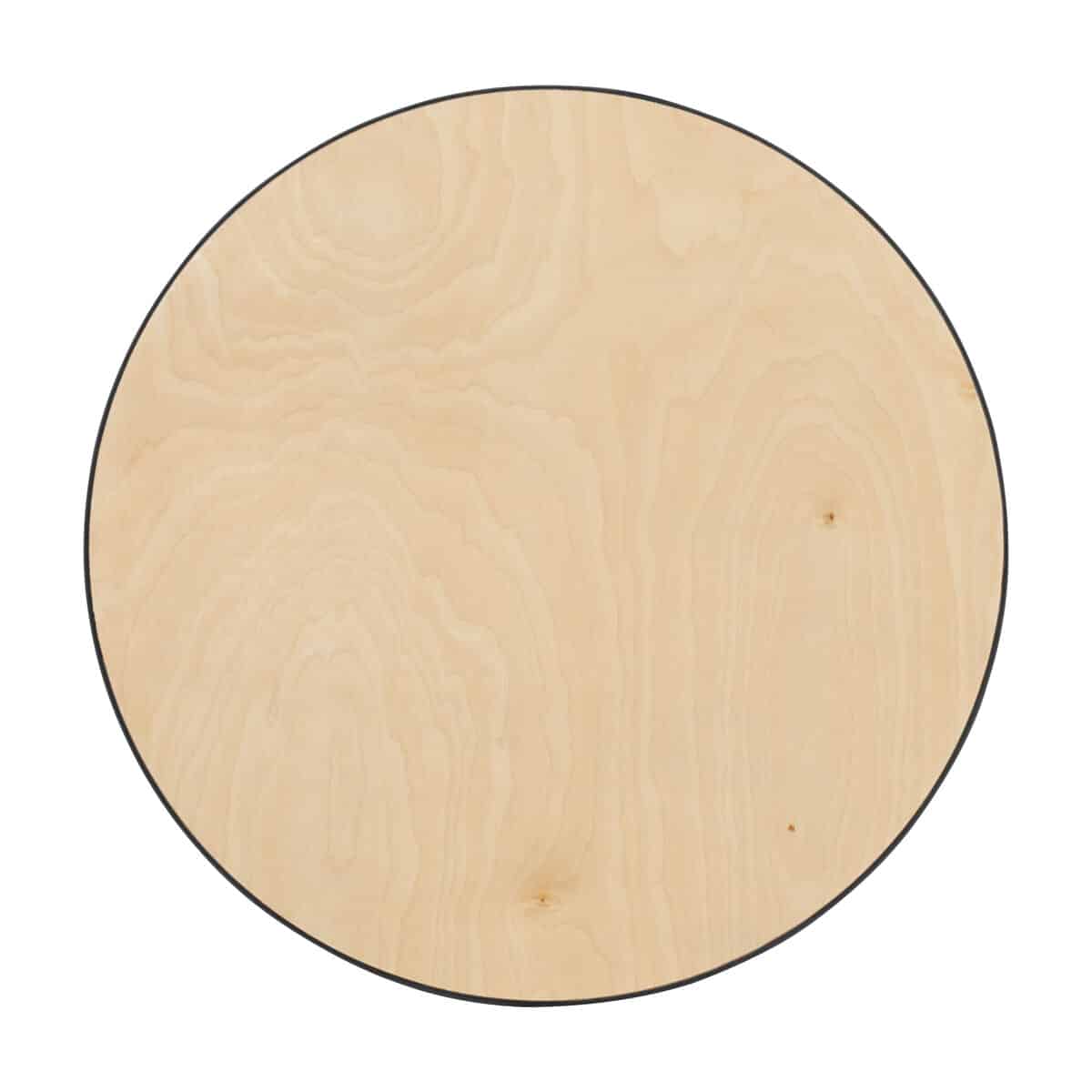 Part – Cocktail Table – Round 30” Laminated Wood Top Only With Metal Coupler Attached | Rental