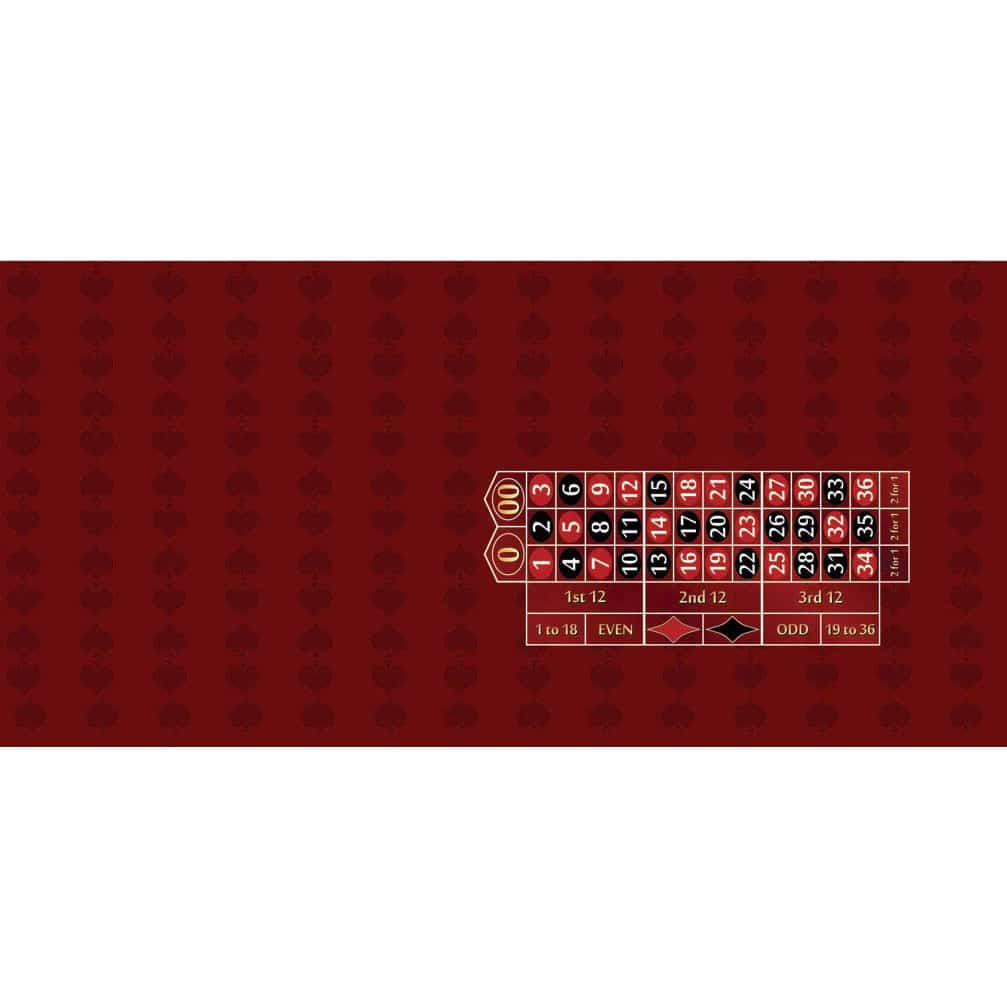 Part – 12′ Burgundy Roulette Casino Game Table Only | Rental Part – 12′ Burgundy Roulette Casino Game Table Only | Rental