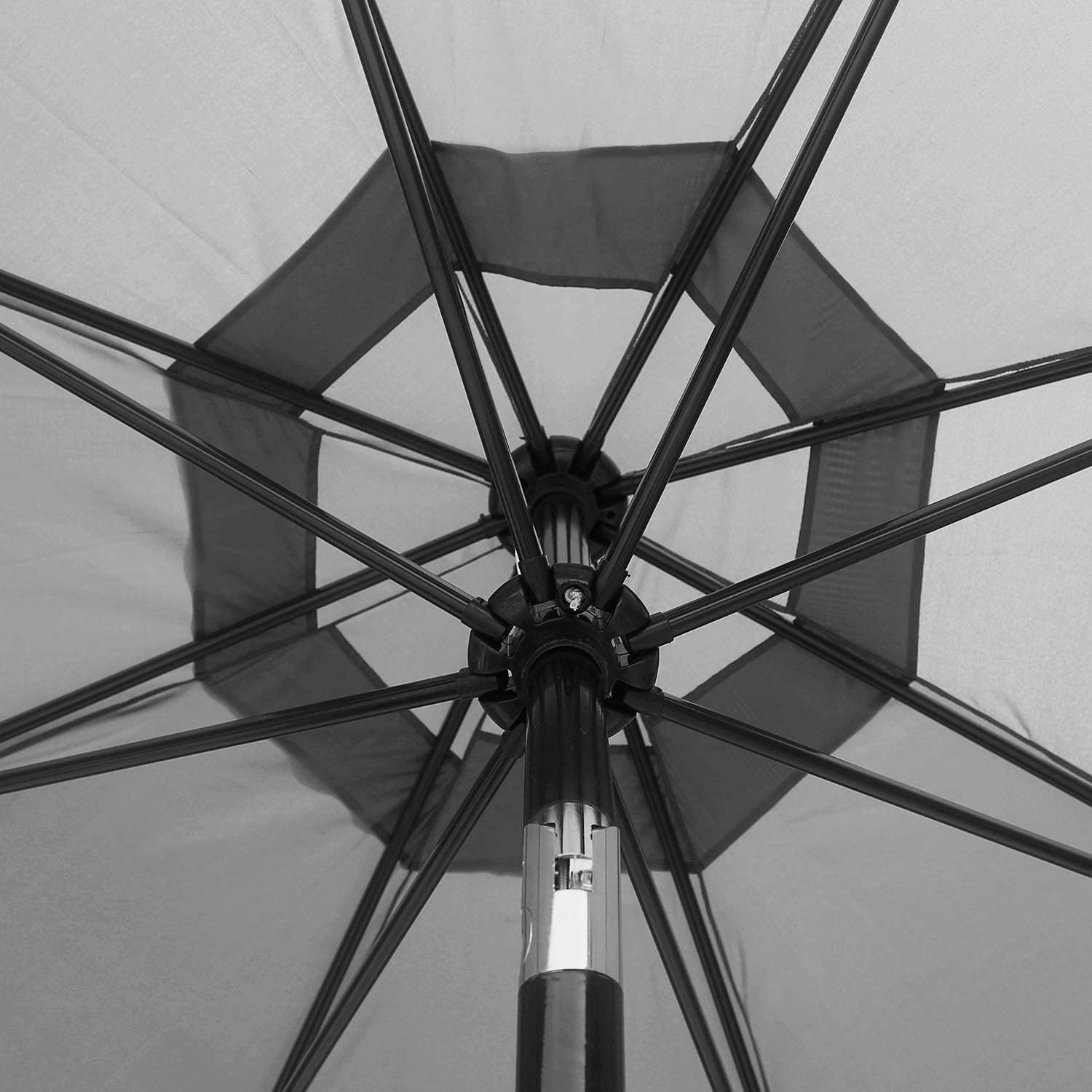 Part | 9′ Market Umbrella Top Only | Light Grey | Rental