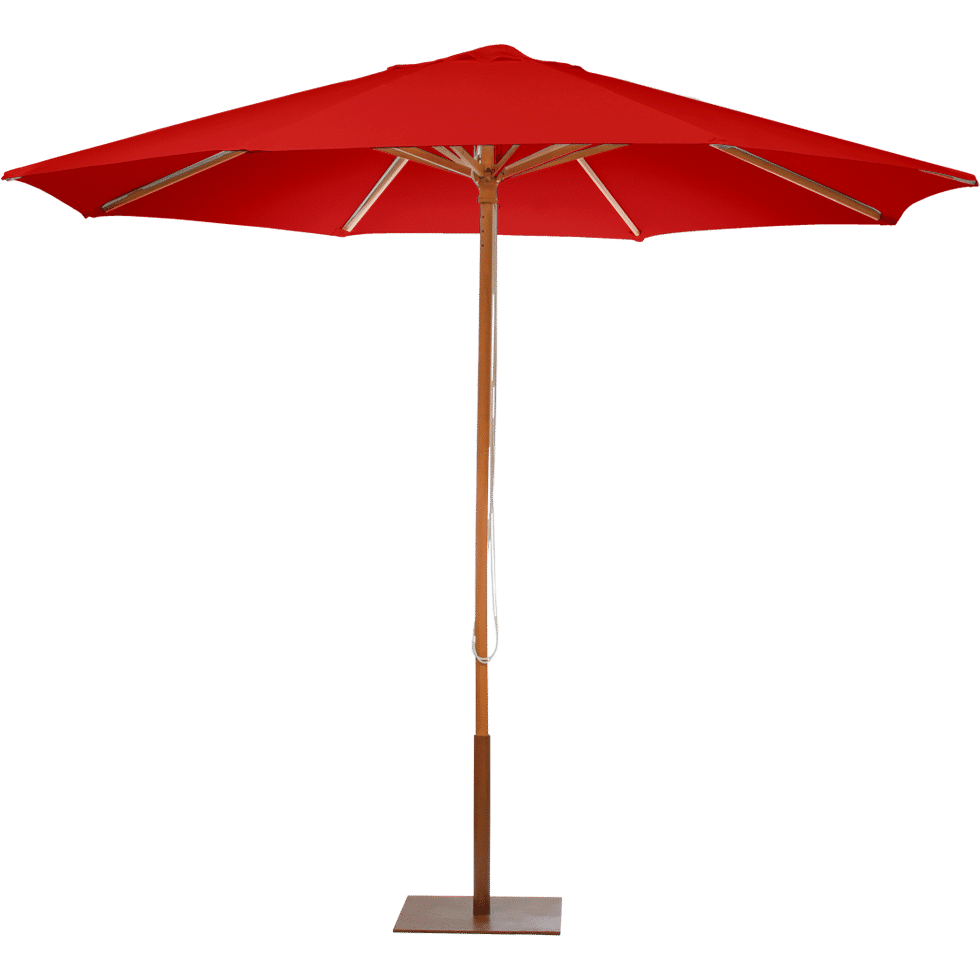 Part | 9′ Market Umbrella Top Only | Red | Rental