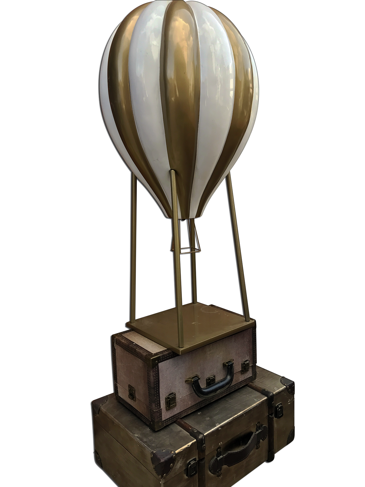 Gold & White Hot Air Balloon Package | Rental