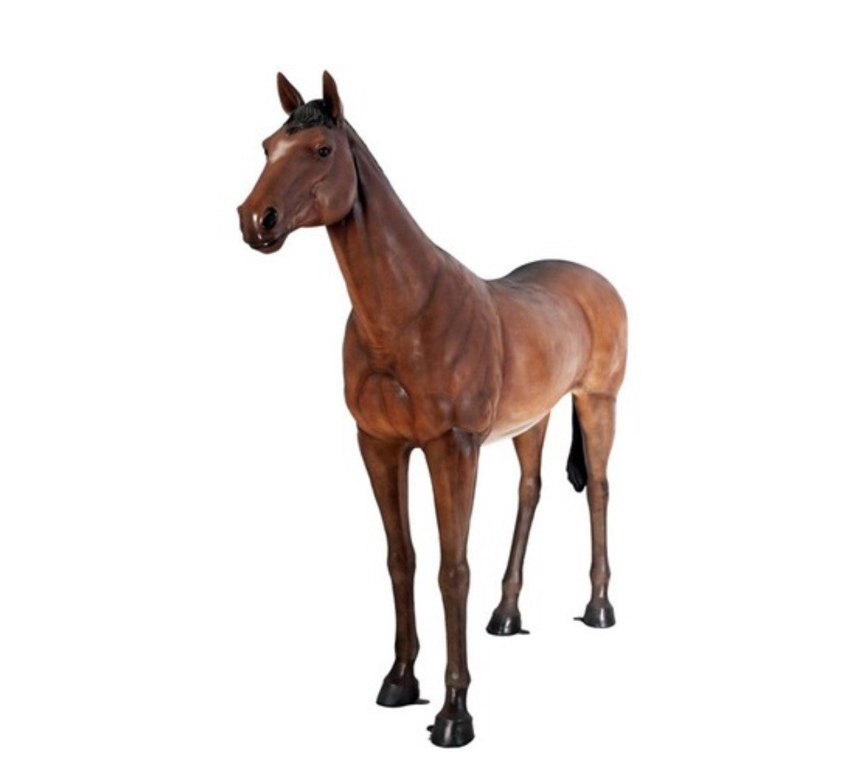 Large Dark Brown Horse | Rental