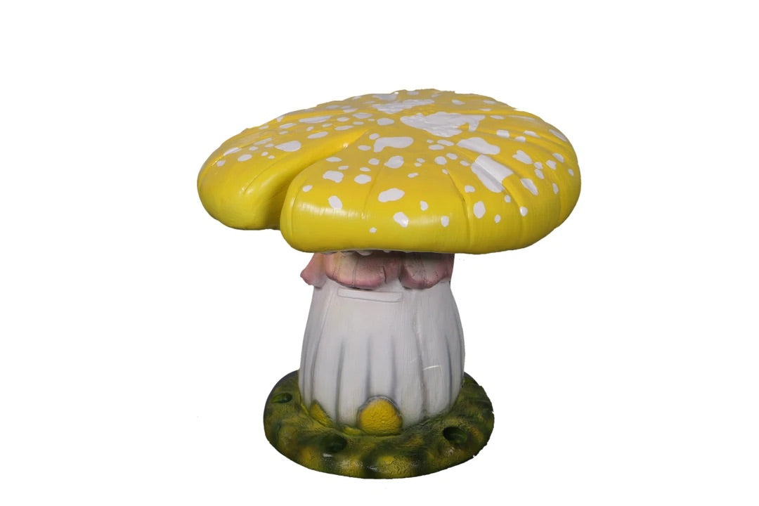 Yellow Top Mushroom Stool | Rental Yellow Top Mushroom Stool | Rental