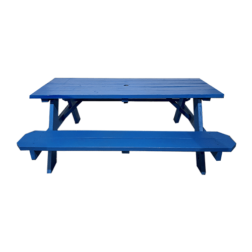 Picnic Table | 6′ | Blue | Used – Purchase | Rental