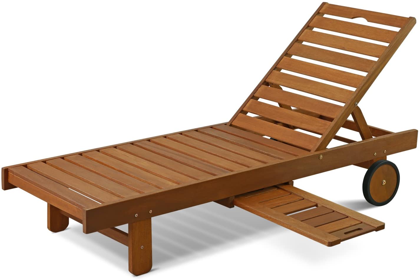 Nadine Wood Patio Chaise Lounge Chair Teak | Used – Purchase | Rental