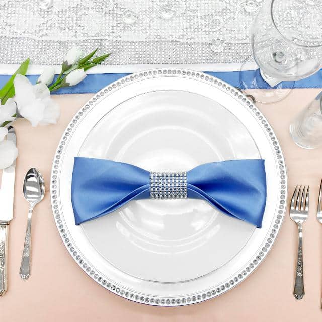 Satin Napkin 20″x20″ – Cornflower/Serenity | Used – Purchase | Rental Satin Napkin 20″x20″ – Cornflower/Serenity | Used – Purchase | Rental