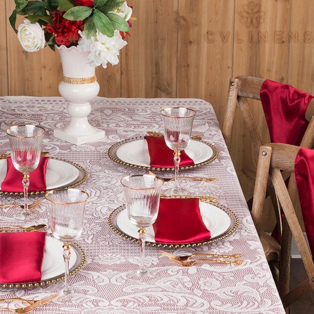 Satin Napkin 20″x20″ – Burgundy | Used – Purchase | Rental Satin Napkin 20″x20″ – Burgundy | Used – Purchase | Rental