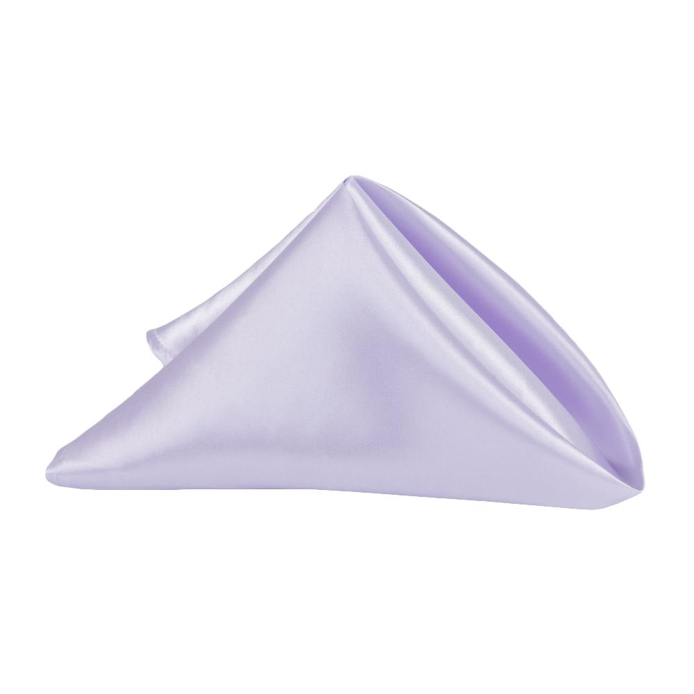 Satin Napkin 20″x20″ – Lavender | Used – Purchase | Rental Satin Napkin 20″x20″ – Lavender | Used – Purchase | Rental