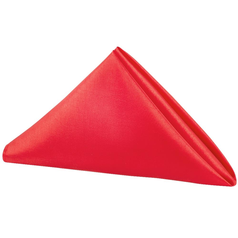 Taffeta Napkin 20″x20″ – Red | Used – Purchase | Rental Taffeta Napkin 20″x20″ – Red | Used – Purchase | Rental