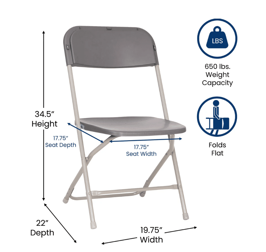 Fiesta Folding Chair – Brown | Used – Purchase | Rental