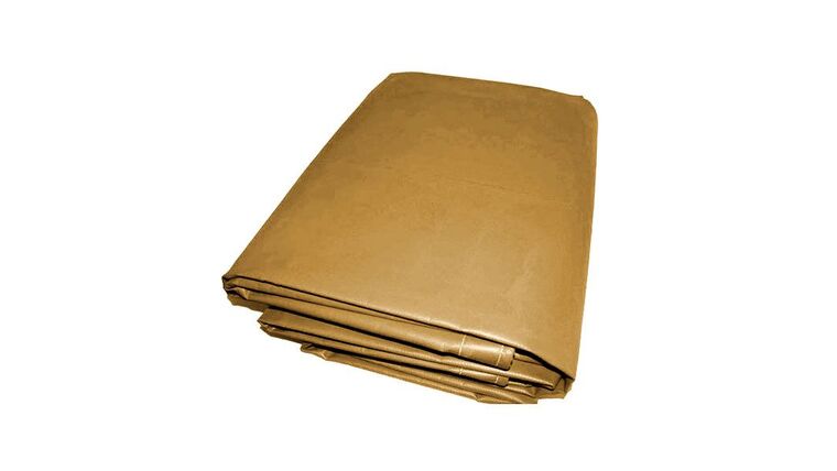 10′ x 20′ – Tan 22 oz Fire Retardant Vinyl Tarp | Used – Purchase | Rental
