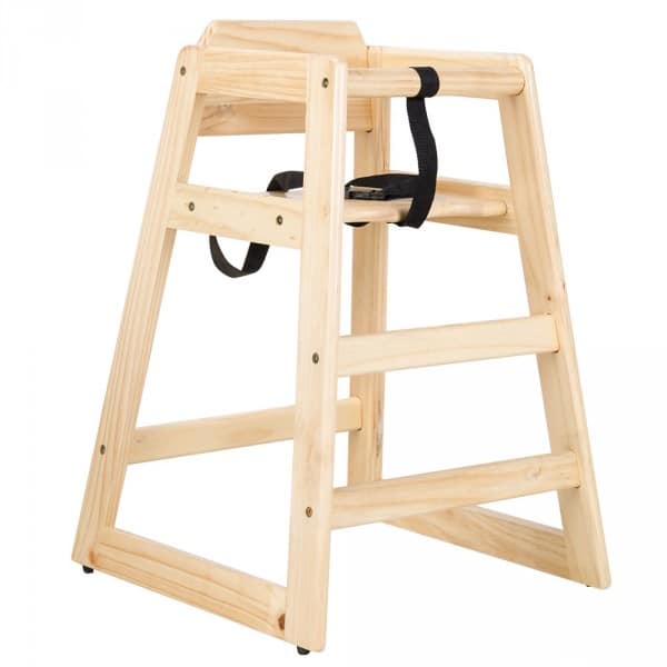 High Chair – Natural Wood – Kids | Used – Purchase | Rental