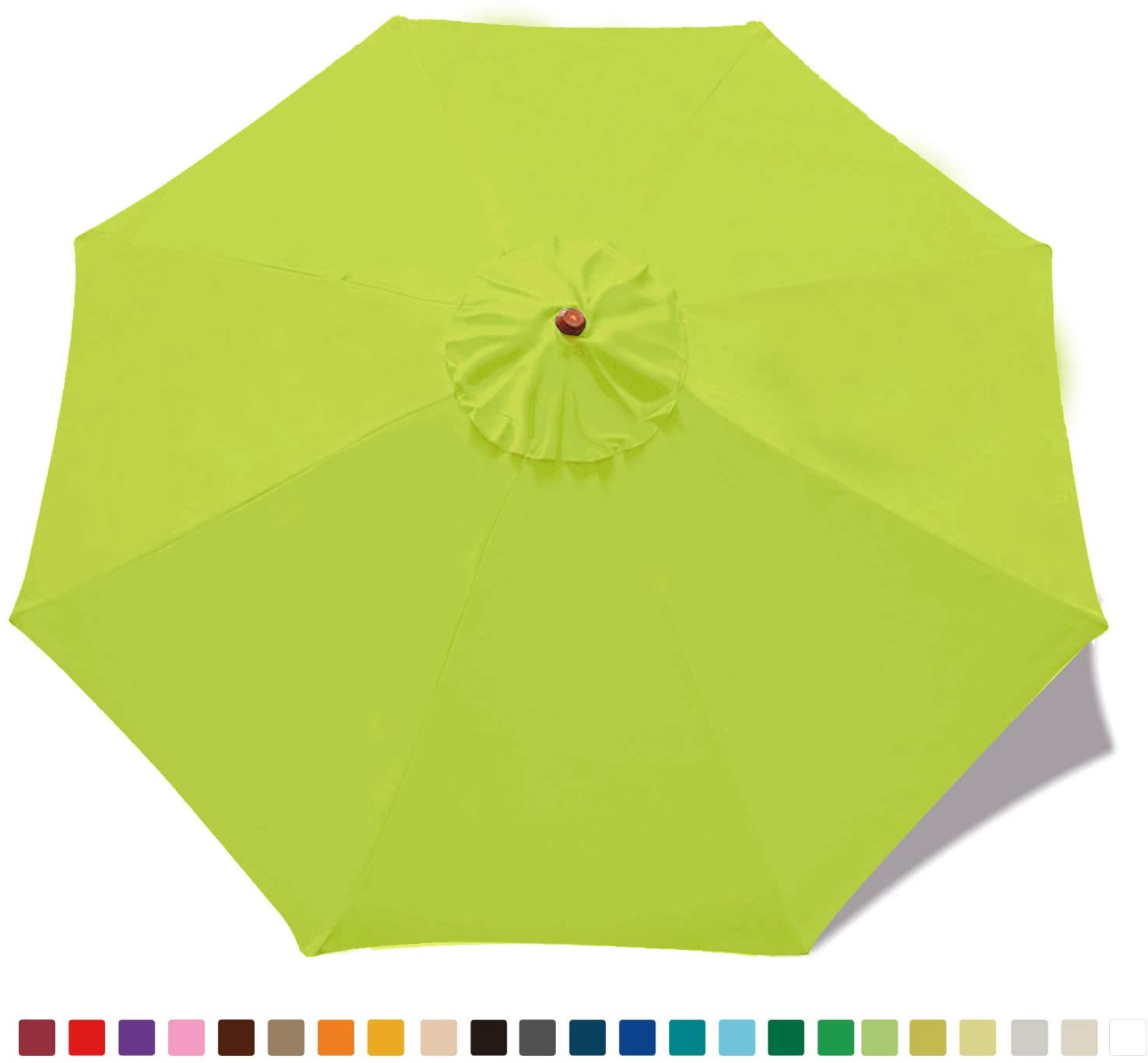 9′ Market Umbrella Kit – Lemon Green | Rental 9′ Market Umbrella Kit – Lemon Green | Rental