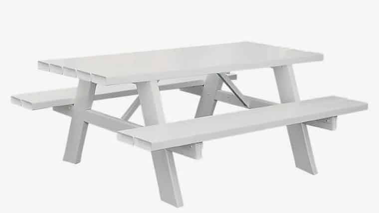 Picnic Table | 6′ | White | Used – Purchase | Rental