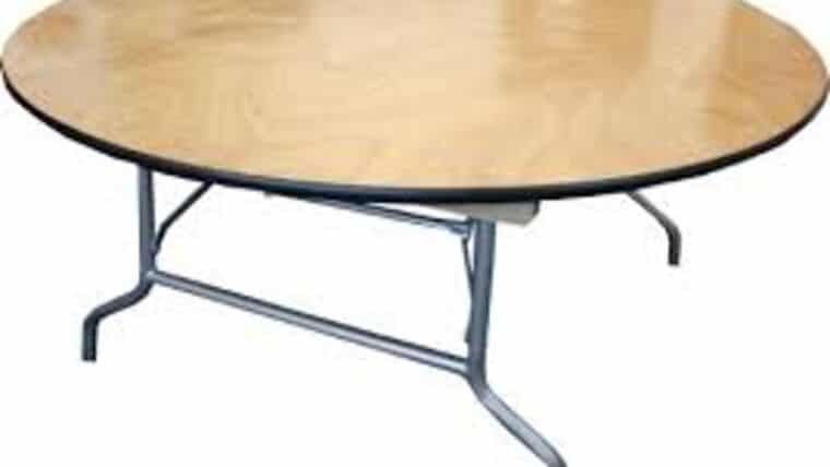 Banquet Table | Wood | Round | 48″ | Kids | Used – Purchase | Rental