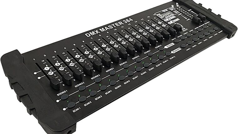 SHEHDS DMX Controller DMX384 DJ Controller LED Digital Display DMX Console DJ Equipment Stage Light Controller for Dj Lights Par Lights Moving Head Lights Party Lights Disco Lights | Rental