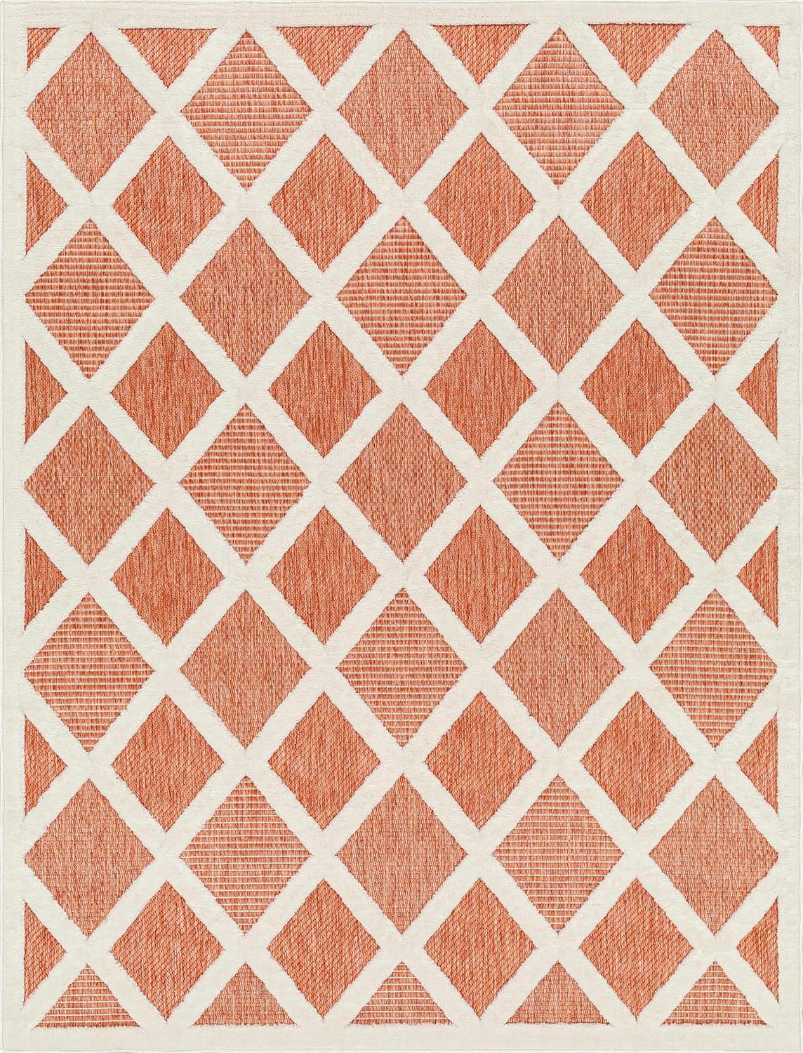 Georgina Area Rug Rental | 6.9 x 9 | Orange | Rental Georgina Area Rug Rental | 6.9 x 9 | Orange | Rental
