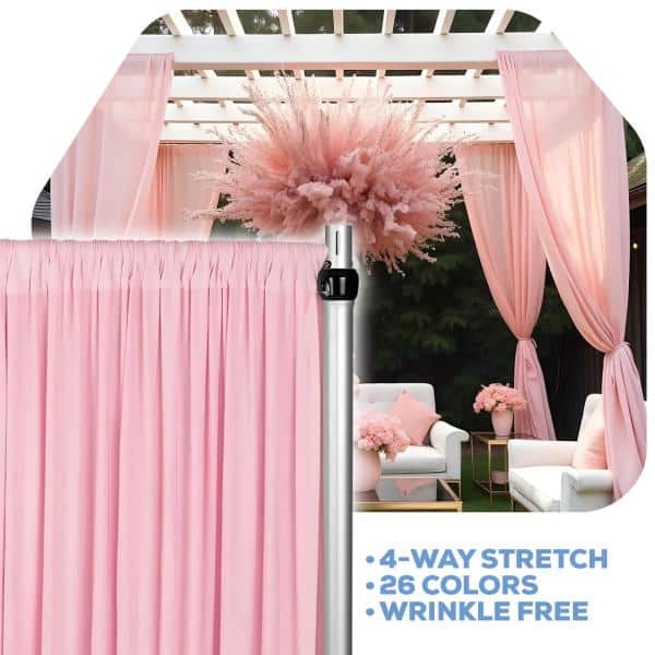 Pink 4-Way Stretch Spandex Drape Panel – Choose your Size | Rental Pink 4-Way Stretch Spandex Drape Panel – Choose your Size | Rental