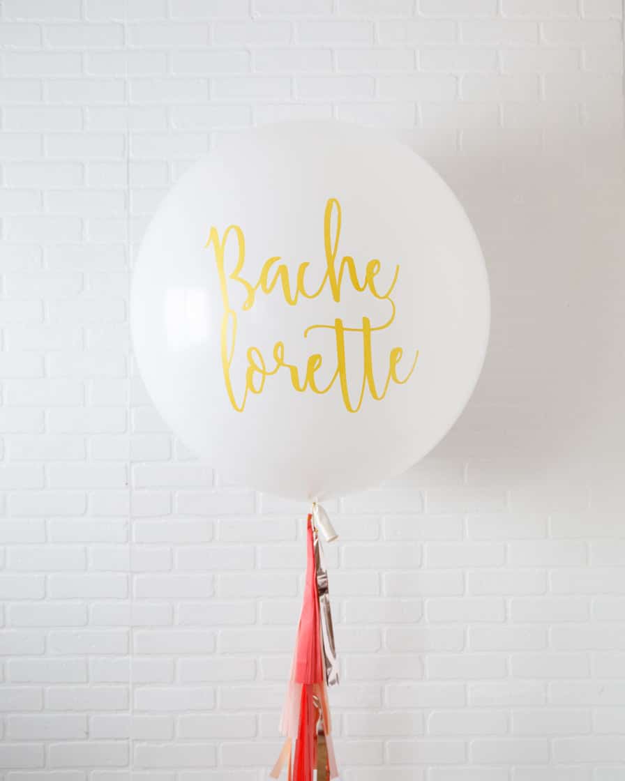 Rosé Bubbles – Bachelorette Giant Balloon with Tassel | Rental Rosé Bubbles – Bachelorette Giant Balloon with Tassel | Rental