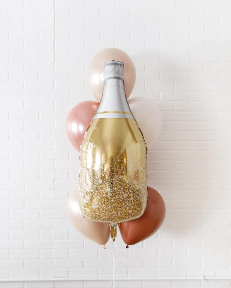 Canyoon Moon – Balloons with Gold Champagne Foil – bouquet of 6 | Purchase Canyoon Moon – Balloons with Gold Champagne Foil – bouquet of 6 | Purchase