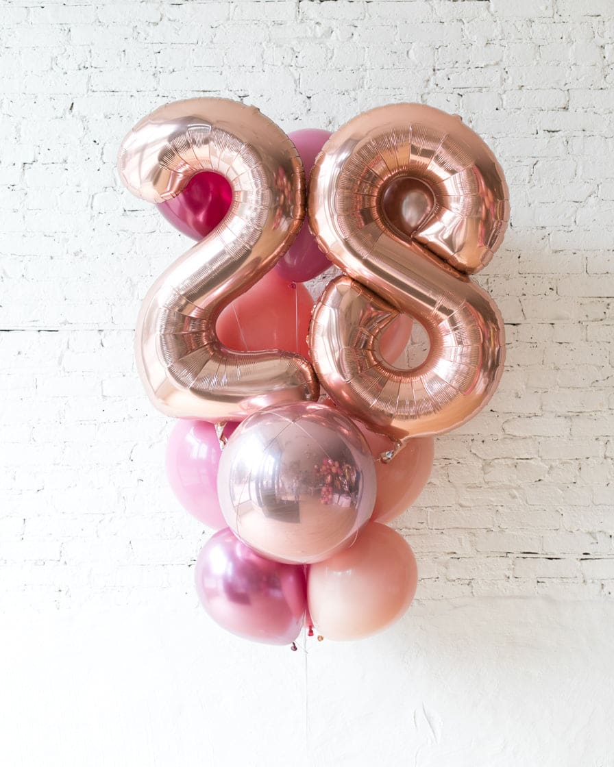 Berry Blush – Foil Number and latex Balloons – 13 balloons | Purchase Berry Blush – Foil Number and latex Balloons – 13 balloons | Purchase