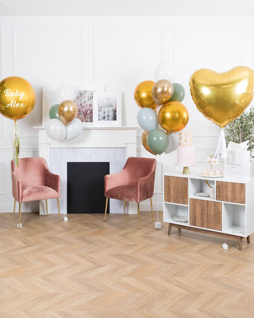 Botanical – Baby Shower – The Cute Quad | Purchase