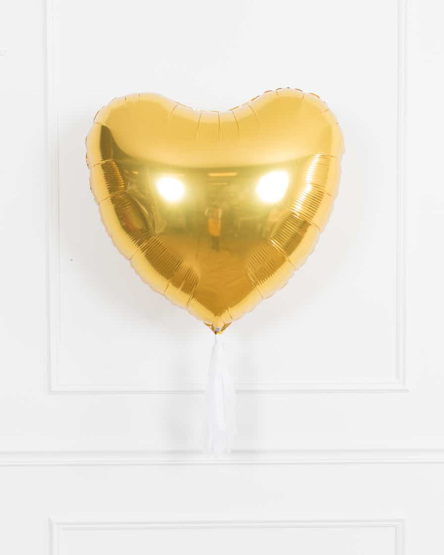 Botanical – 36in Heart Foil Balloon with Skirt | Purchase