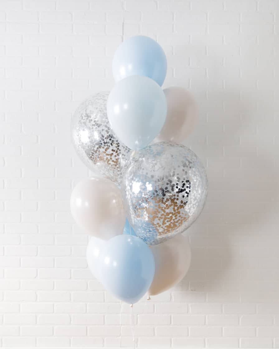 Château – Confetti and 11in Balloons – bouquet of 10 | Purchase Château – Confetti and 11in Balloons – bouquet of 10 | Purchase