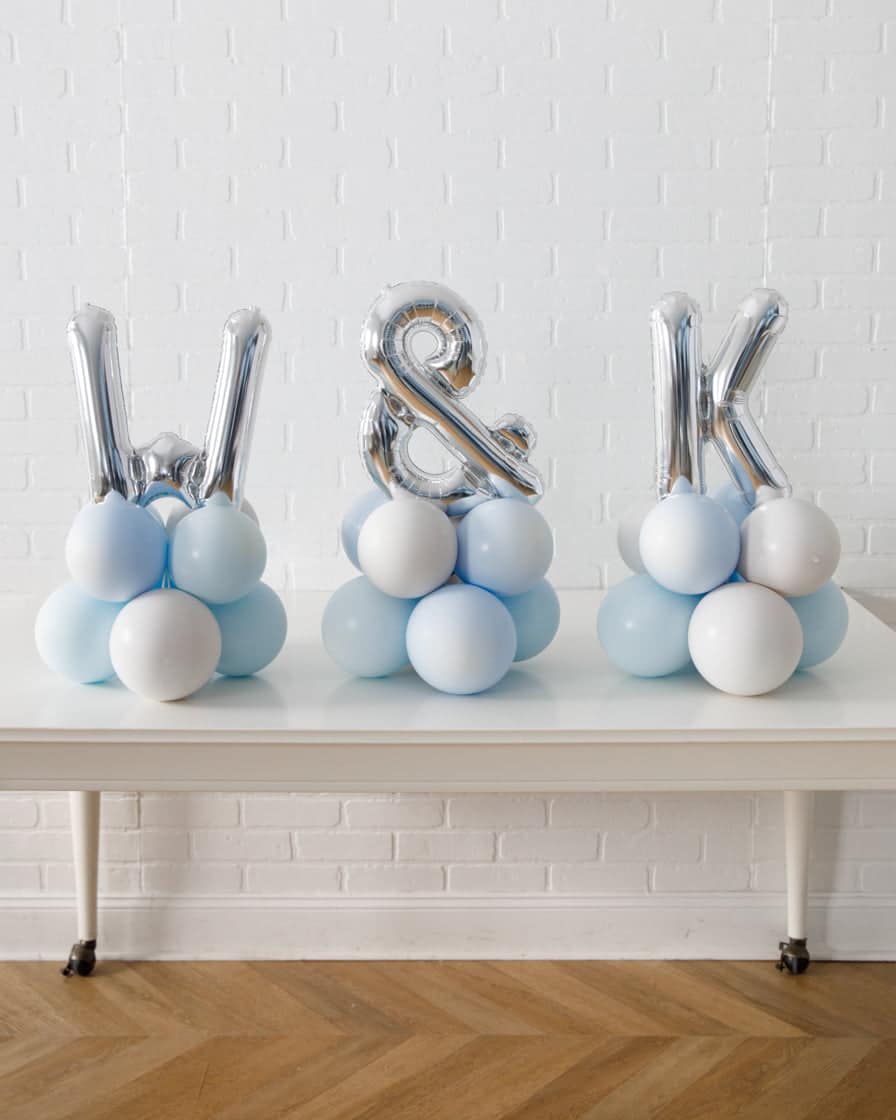 Provence – Personalized Tabletop Foil Letters on Balloon Base – 1.5ft | Rental Provence – Personalized Tabletop Foil Letters on Balloon Base – 1.5ft | Rental