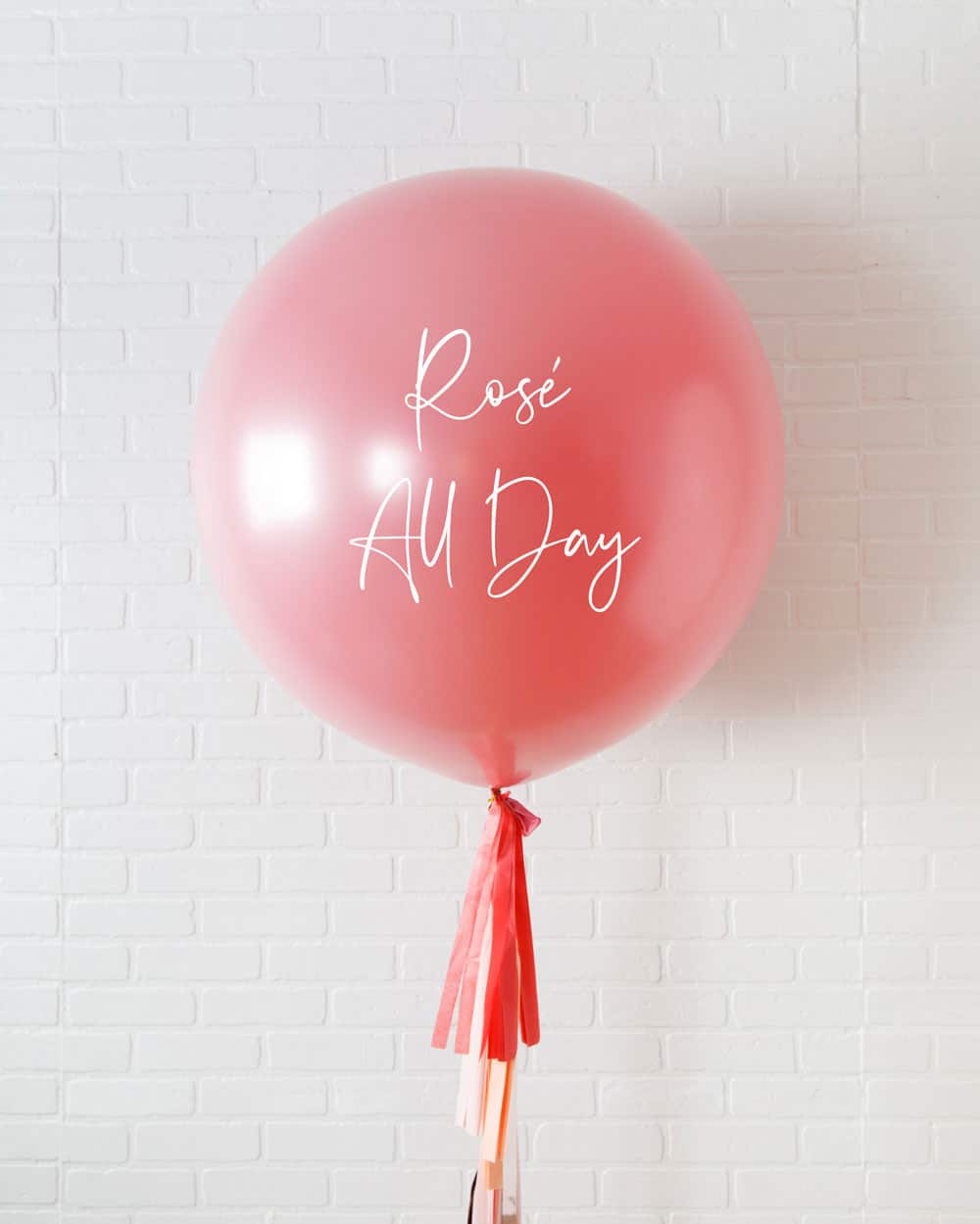 Rosé Bubbles – Personalized Bachelorette Giant Balloon with Tassel | Rental Rosé Bubbles – Personalized Bachelorette Giant Balloon with Tassel | Rental