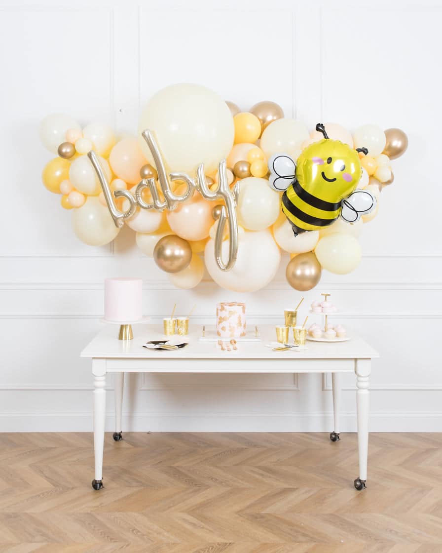 Bee Theme – BABY Balloon Backdrop Install Piece | Rental Bee Theme – BABY Balloon Backdrop Install Piece | Rental