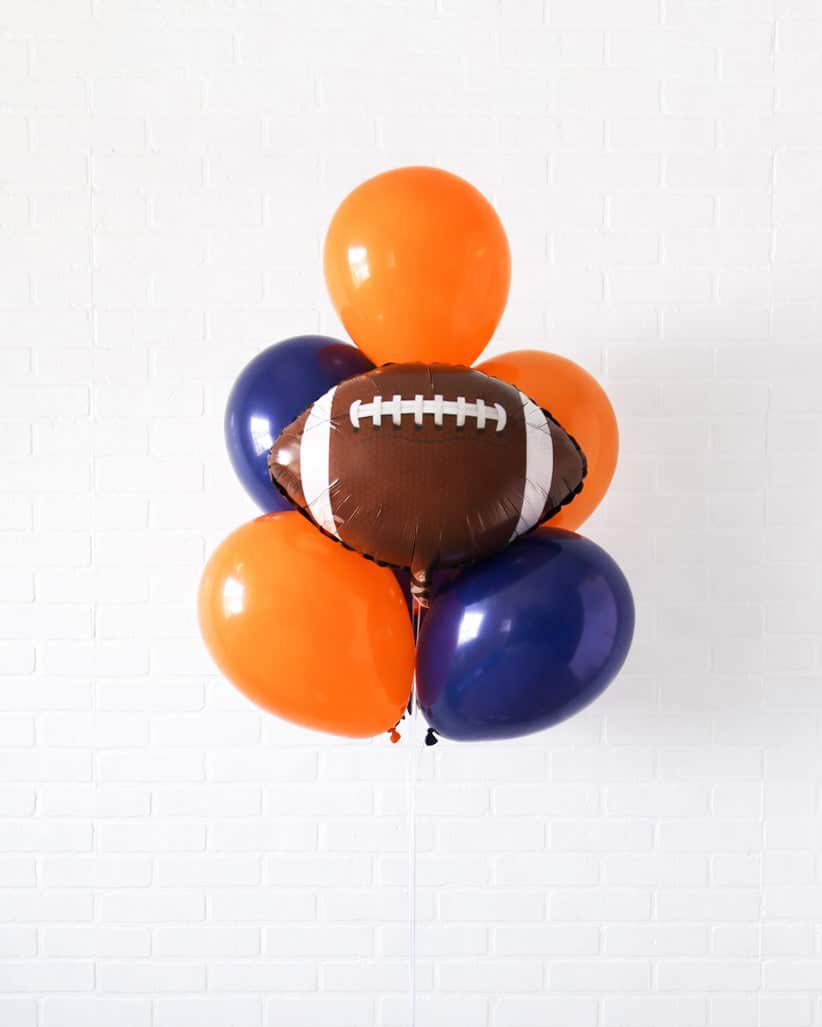 Chicago Football – Football Foil and 11in Balloon Bouquet | Purchase Chicago Football – Football Foil and 11in Balloon Bouquet | Purchase