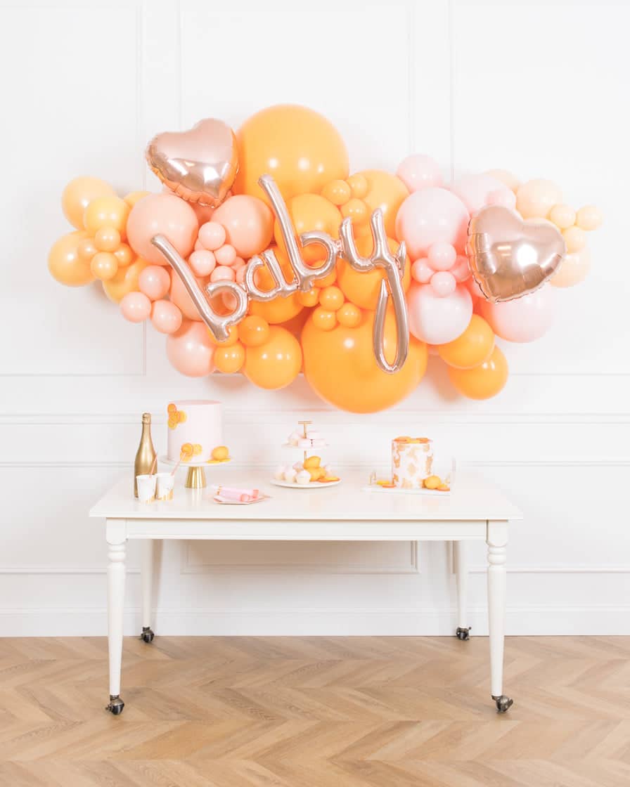 Citrus – BABY Balloon Backdrop Install Piece | Rental Citrus – BABY Balloon Backdrop Install Piece | Rental