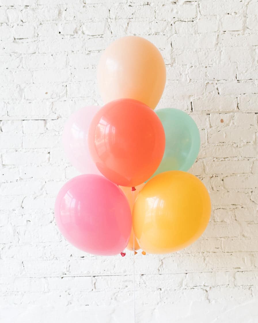 Colorful Bloom – 11in Balloons – bouquet of 7 | Purchase Colorful Bloom – 11in Balloons – bouquet of 7 | Purchase