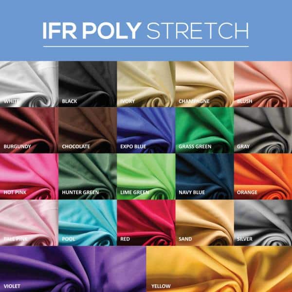 *IFR* 60″ Wide Poly Stretch / Scuba Cloth by the Yard | Rental *IFR* 60″ Wide Poly Stretch / Scuba Cloth by the Yard | Rental